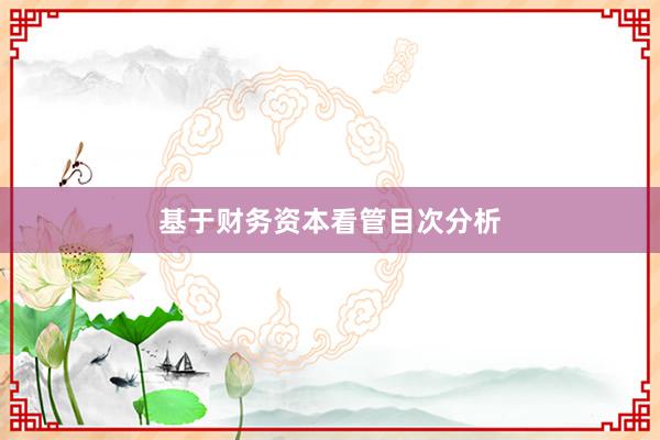 基于财务资本看管目次分析